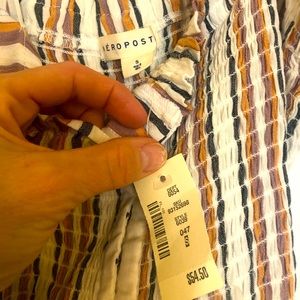 Aeropostale size S striped jumpsuit, never worn.